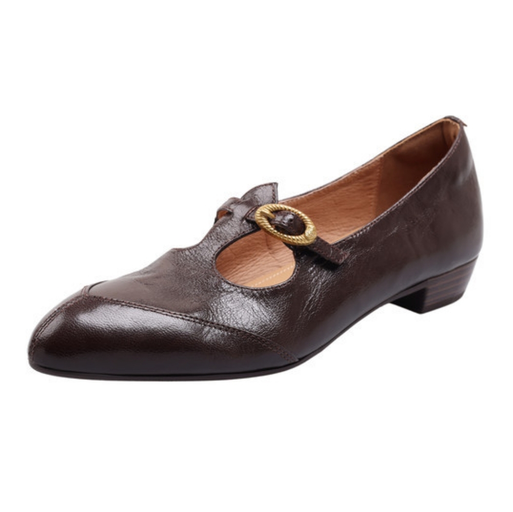 M.A.M.A. Women's Luxury Brown Sandal-Loafers Shoes